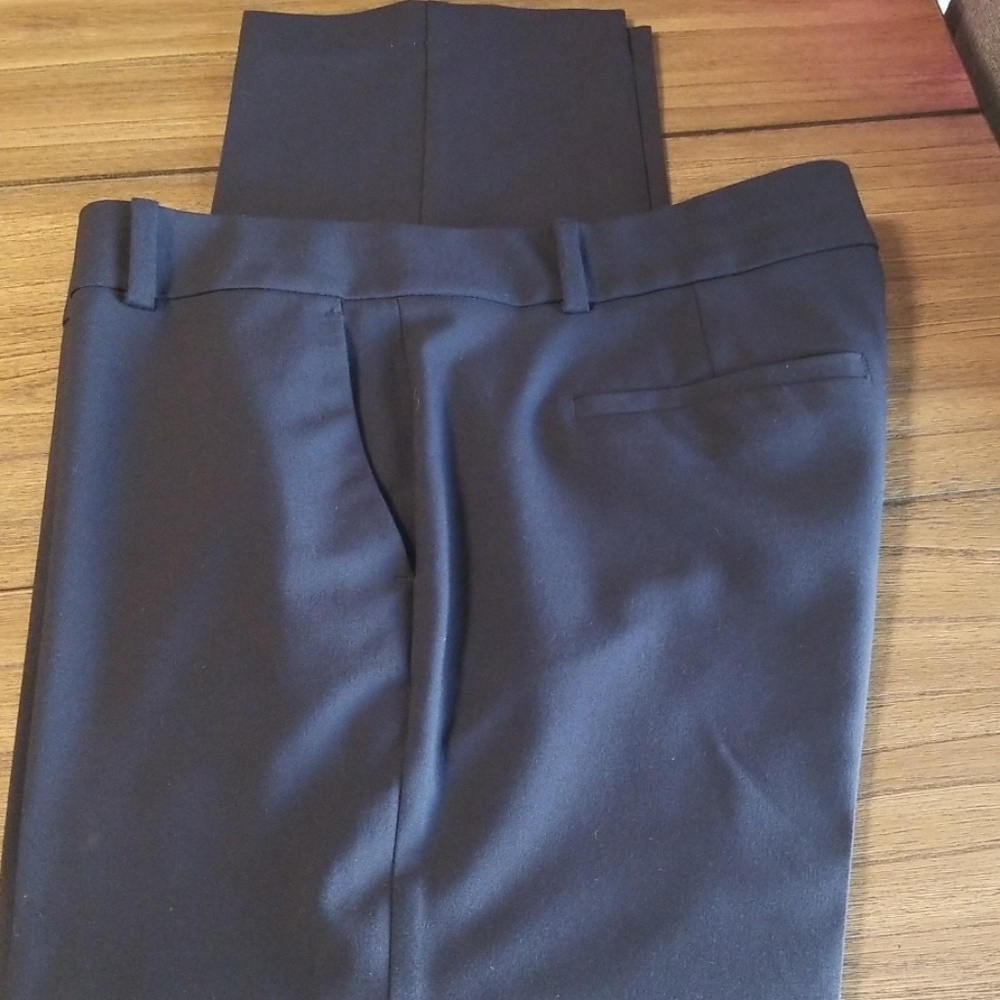 ANN TAYLOR petite Navy Slacks